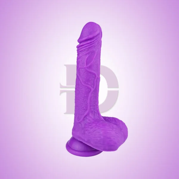 Silicone Dildo in Purple