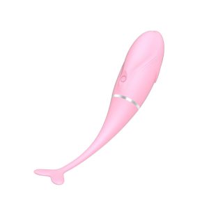 Pink cute dancing fish vibrator woman sex toy