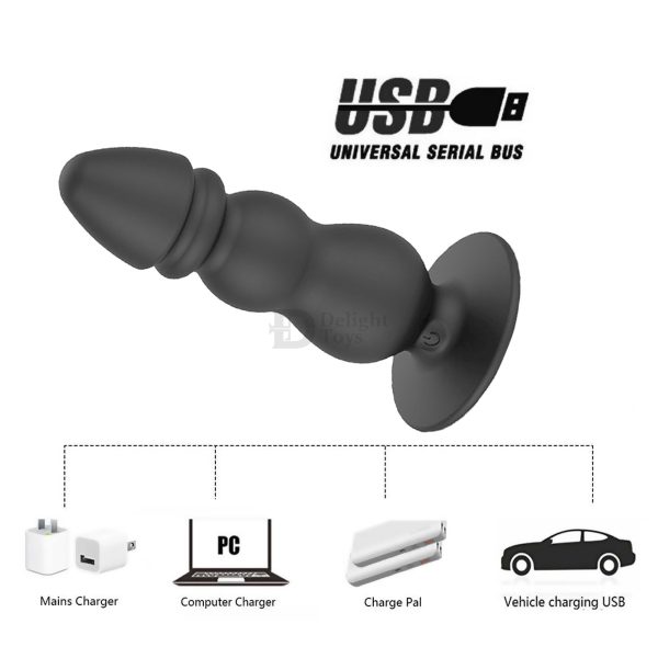 Shock Anal Plug Vibration With Remote Control | Delight Toys