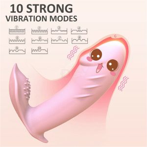 10 strong vibration with remote control wearable panty female vibrator sex toy