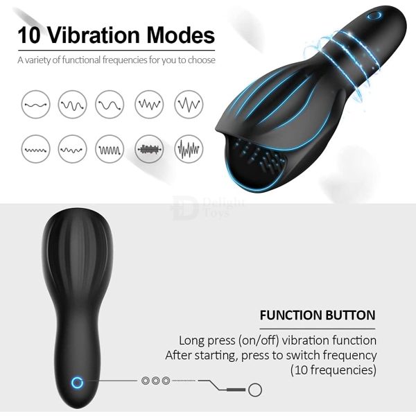 Automatic Vibrating Stroker Masturbator | Delight Toys Automatic Vibrating Stroker Masturbator | Delight Toys