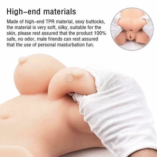 Realistic 3 In 1 Half Sex Doll 11inch Delight Toys