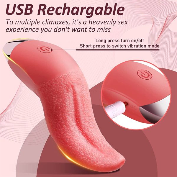 worst sex toy Realistic Tongue Licking Vibrator