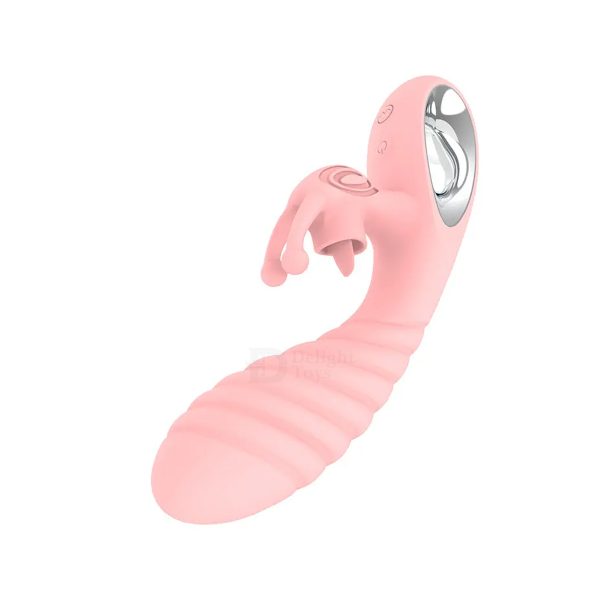 Rabbit Tongue Clitoral Licking Vibrator | Delight Toys