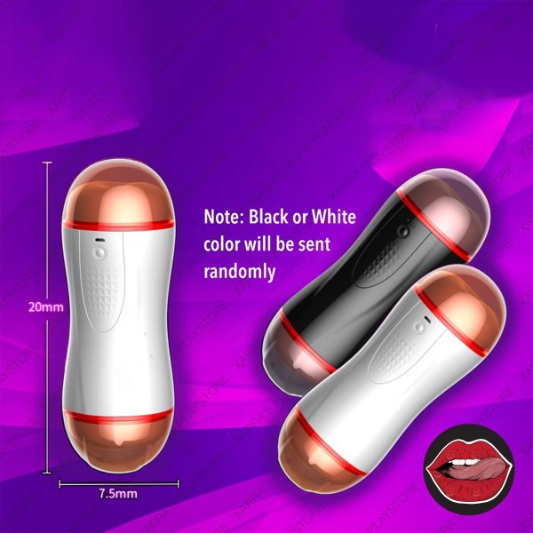 3D 2 In 1 Vagina And Mouth Double-End Soft Masturbator | Delight Toys