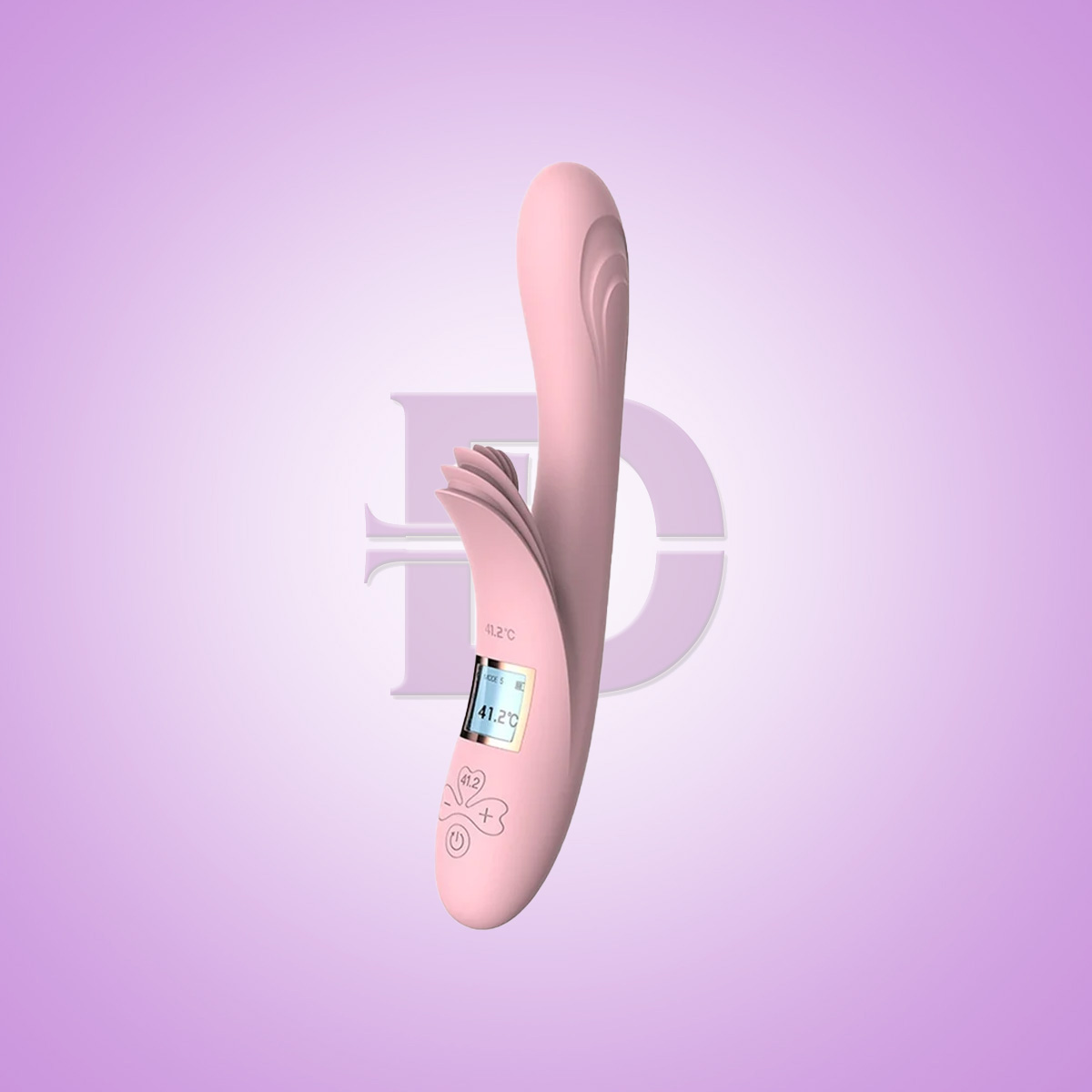 Lilo rabbit vibrator female sex toy with LCD screen at Delighttoys