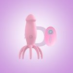 Remote control octopus shape dildo vibrator sex toy for female at delighttoys