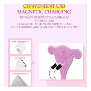 USB rechargeable flexible panty vibrator sex toy with remote control