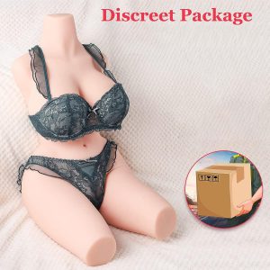 Discreet realistic big boobs vagina anal sex doll for men masturbation