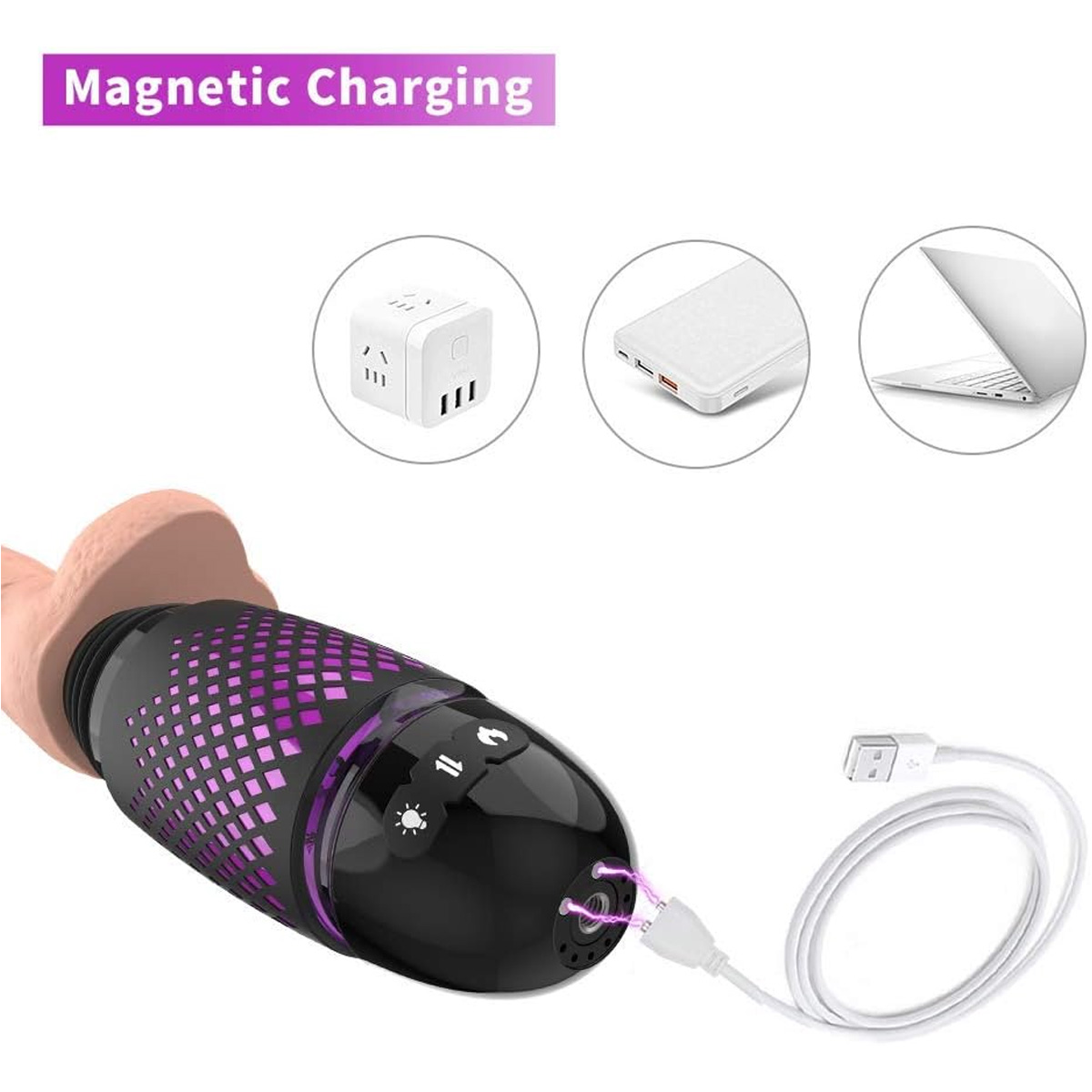 USB rechargeable automatic realistic heating thrusting vibrating dildo sex toy machine for women